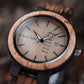 Antique Mens Wood Watches with Date and Week Display Luxury Brand Watch in Wooden Gift Box relogio masculino-7