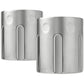 2 Metal Ice Cups & Bullet Chillers by The Wine Savant - Whiskey Stones Bullets Stainless Steel with Revolver Case, 1.75in Bullet Chillers Set of 6, Whiskey Gift Sets, Military Gifts, Veteran Gifts-4