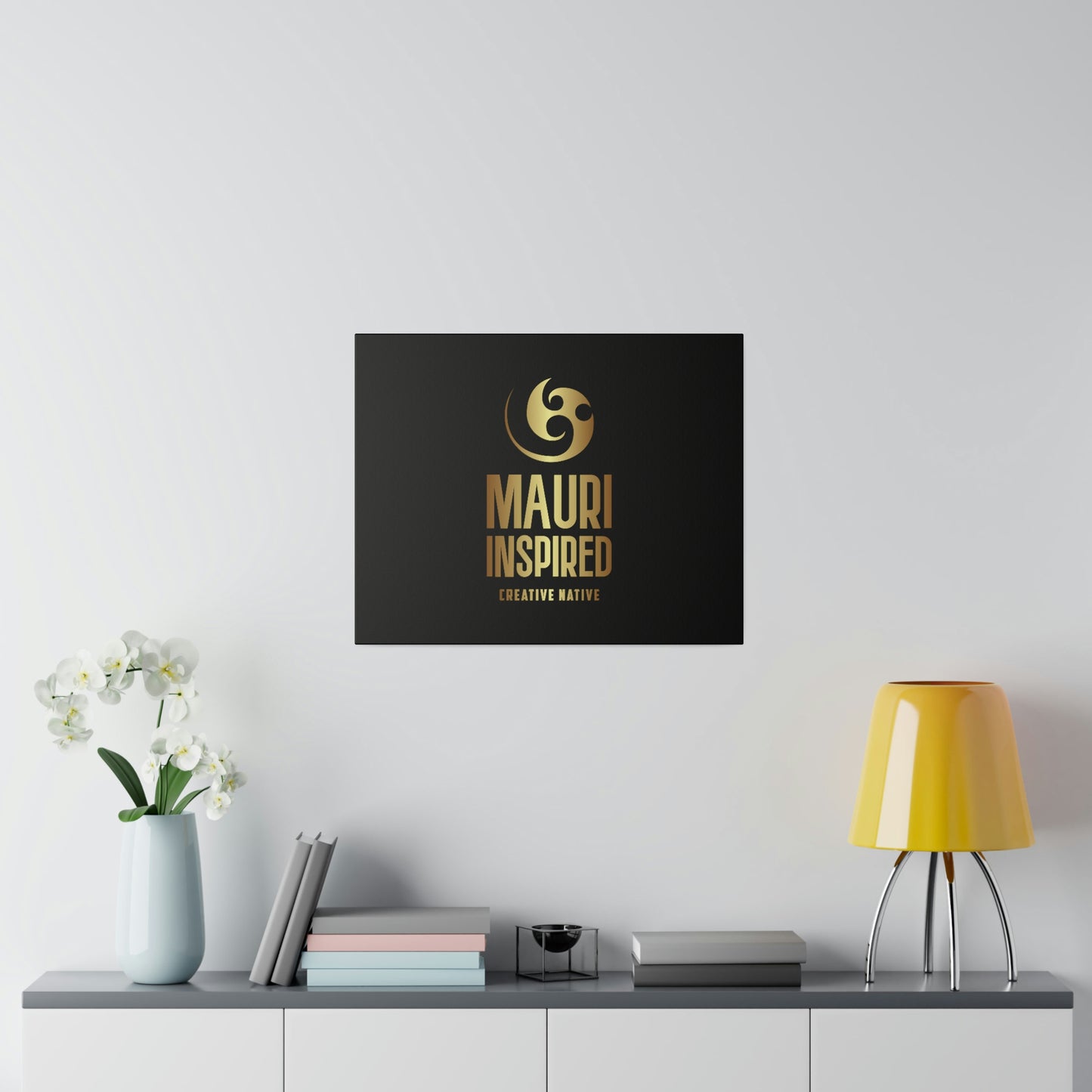 Mauri Inspired - Matte Canvas, Stretched, 0.75"