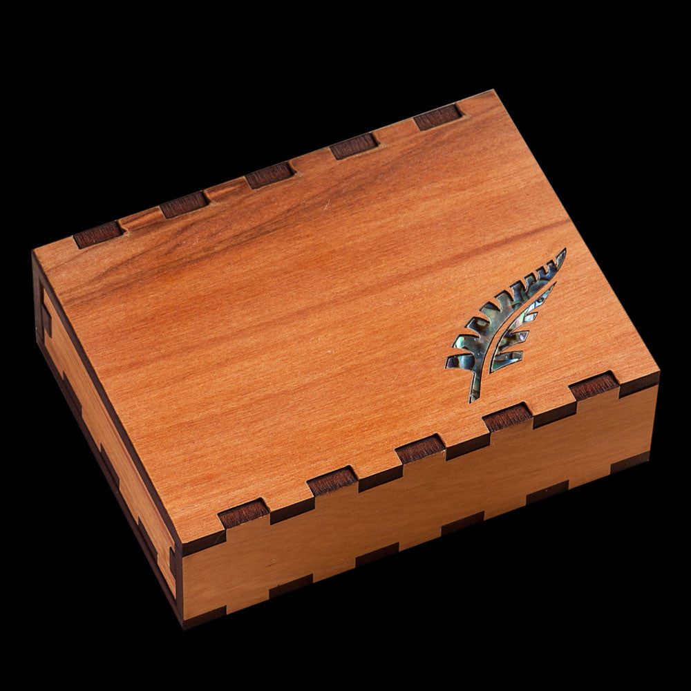 Paua Fern Leaf Gift Box-0