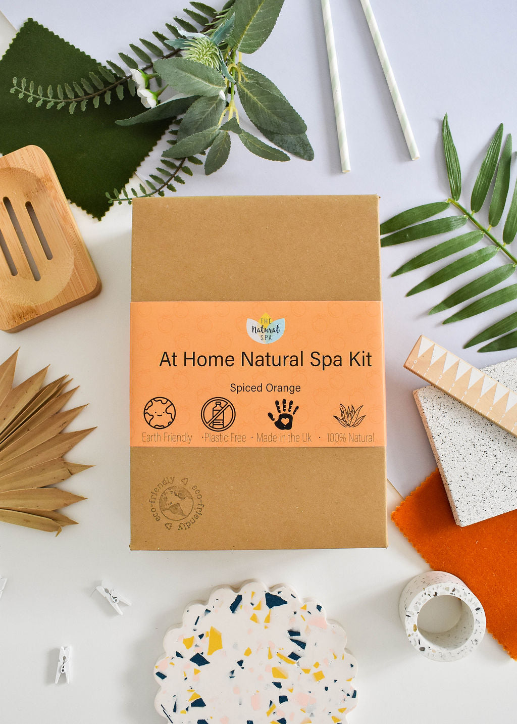 Spiced Orange At Home Natural Spa Set - Bring the spa to your door-2
