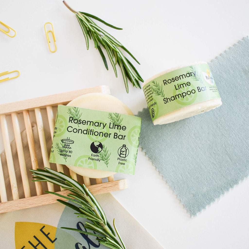 Rosemary Lime Shampoo and Conditioner Bar set-1