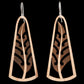 Wooden Silver Fern Earrings by Kristal Thompson (3 Sizes)-0
