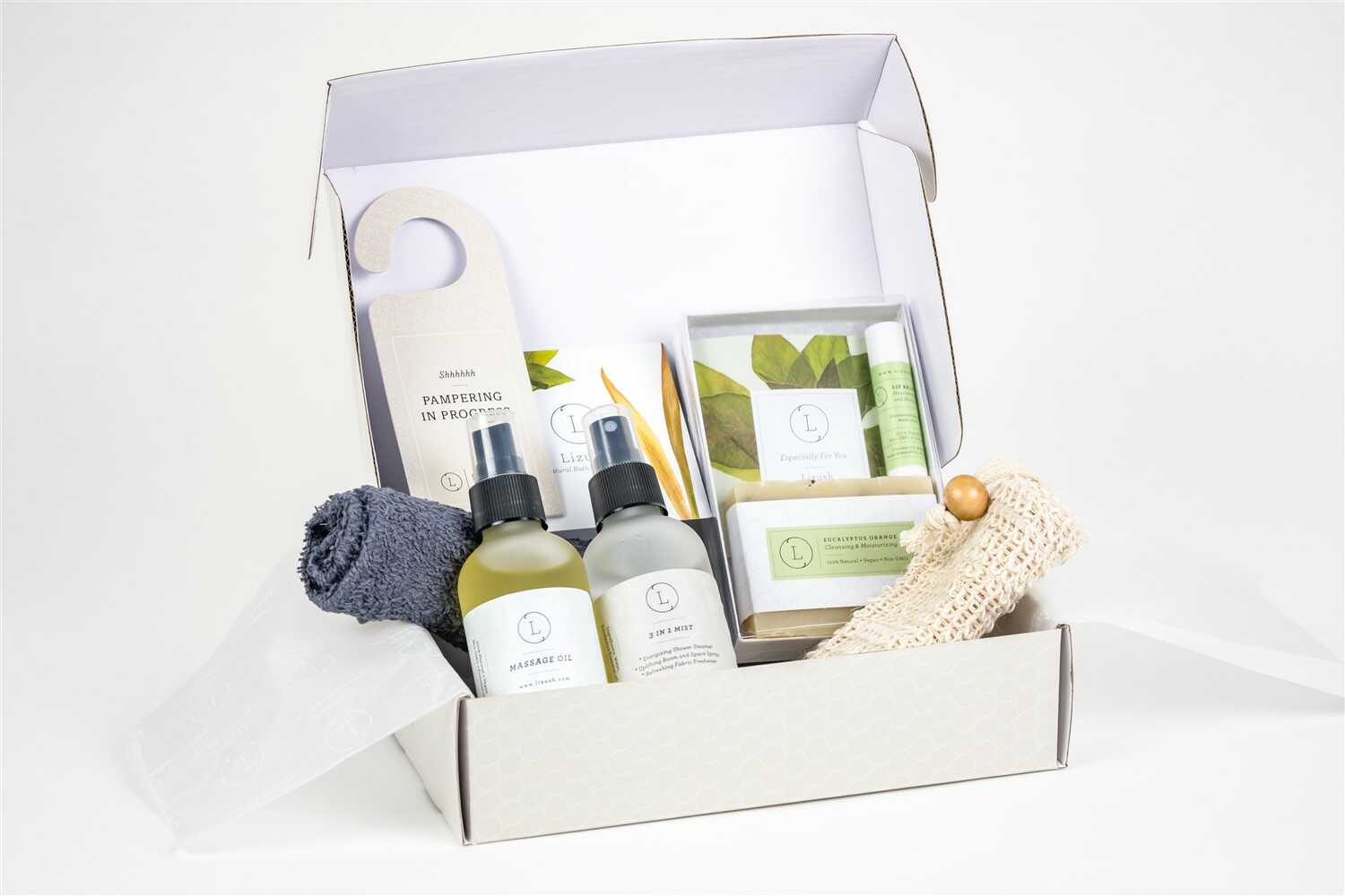 Bath and Body Skincare Gift Box For Men and Women, Special soothing and massaging Set-0