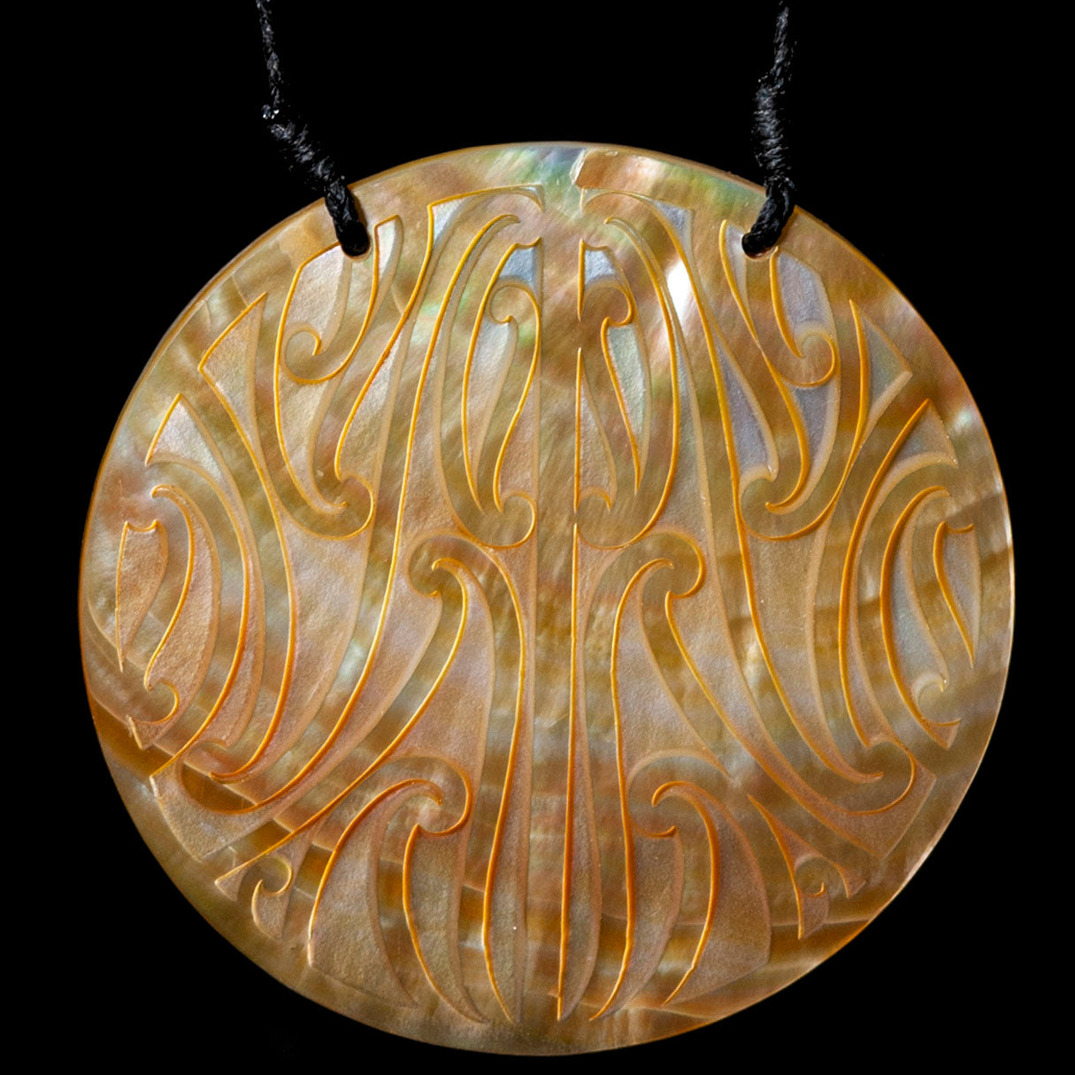 Engraved Mother of Pearl Pendant-1