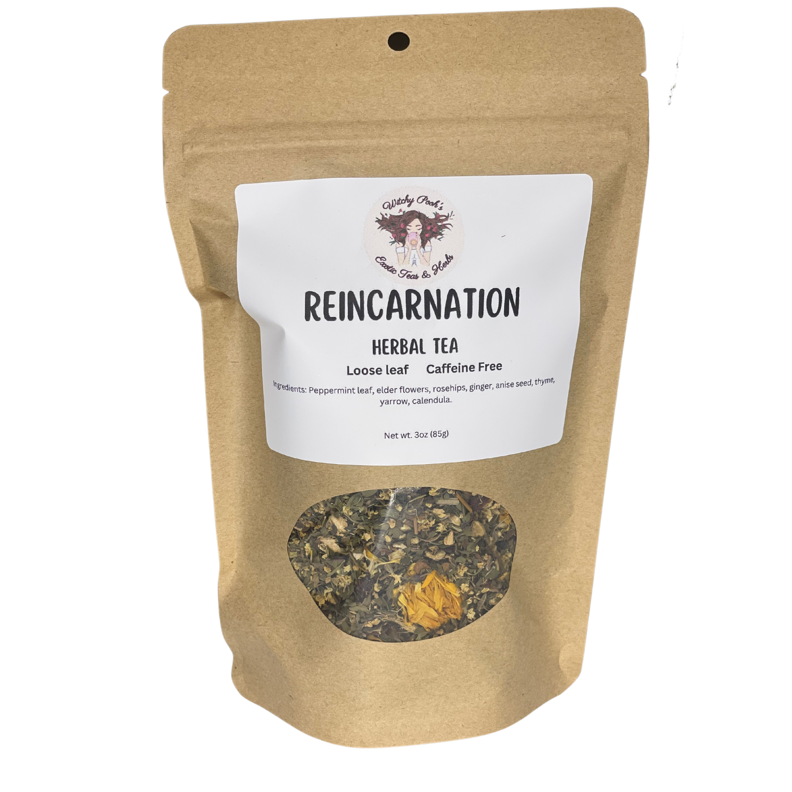 Reincarnation Tea, Herbal Tea, Loose Leaf Tea, Caffeine Free Tea, Functional Tea-0