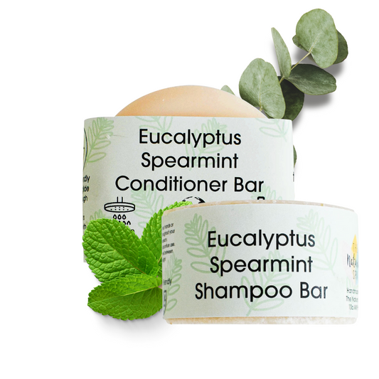 Eucalyptus Spearmint Shampoo and Conditioner Bar set-0
