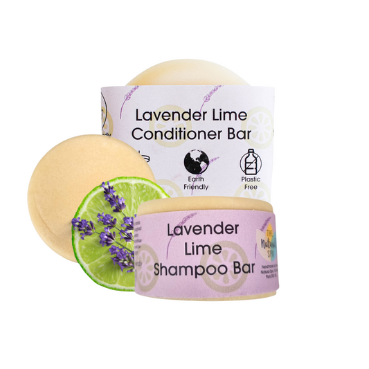 Lavender Lime Shampoo and Conditioner Bar set-0