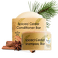Spiced Cedar  Shampoo and Conditioner Bar set-0