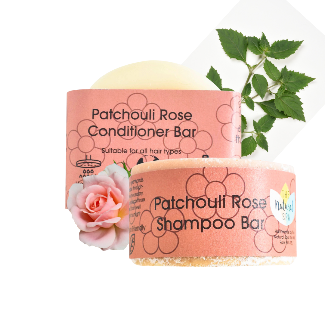 Patchouli Rose Shampoo and Conditioner Bar set-0