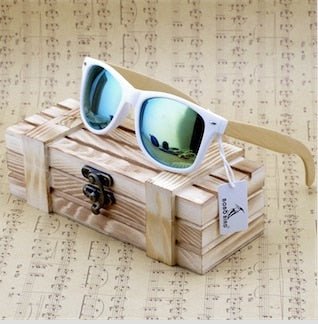 Bamboo Wood Polarized Sunglasses for Men and Women in Wooden Gift box Dropshipping Customized Engraving-10