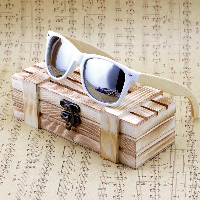 Bamboo Wood Polarized Sunglasses for Men and Women in Wooden Gift box Dropshipping Customized Engraving-1
