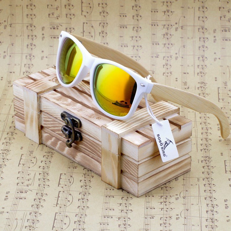 Bamboo Wood Polarized Sunglasses for Men and Women in Wooden Gift box Dropshipping Customized Engraving-18