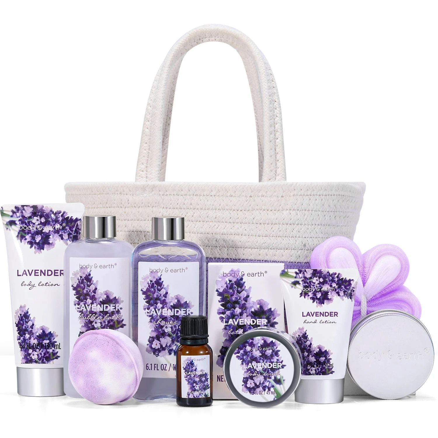 Lavender Spa Gift Basket-0