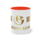 Mauri Inspired - Two-Tone Coffee Mug, 11oz