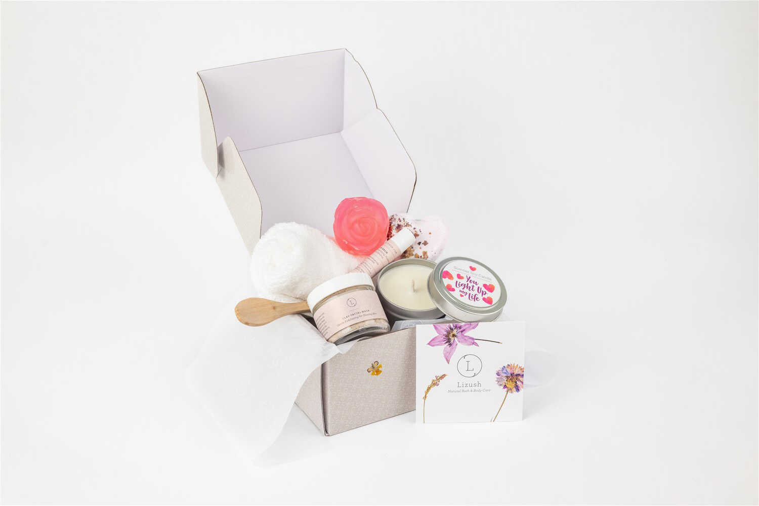 Natural Skincare Gift Box, Cute LOVE Special Gift Box, Mother's Day Gift-0